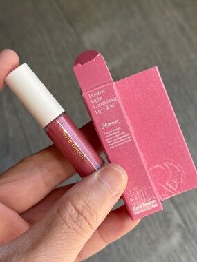 Rare Beauty Positive Light Luminizing Lip Gloss – Mini Size (Glimmer)